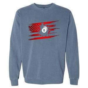 American Flag Billiards Apparel  Billiards Garment-Dyed Sweatshirt