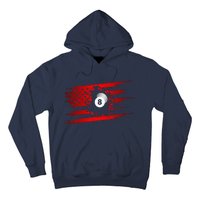 American Flag Billiards Apparel  Billiards Hoodie