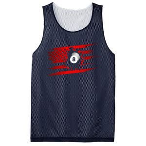 American Flag Billiards Apparel  Billiards Mesh Reversible Basketball Jersey Tank