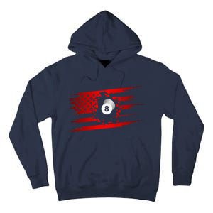 American Flag Billiards Apparel  Billiards Tall Hoodie