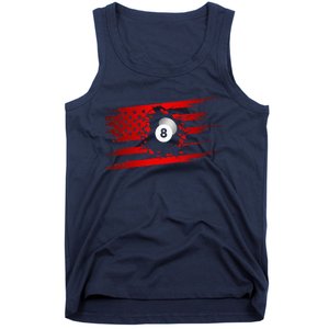 American Flag Billiards Apparel  Billiards Tank Top