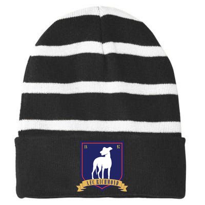 AFC Richmond Hounds Striped Beanie with Solid Band