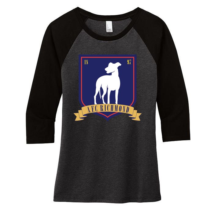 AFC Richmond Hounds Women's Tri-Blend 3/4-Sleeve Raglan Shirt