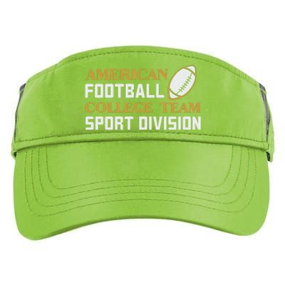 American Football College Team Sport Division Adult Drive Performance Visor