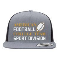 American Football College Team Sport Division Flat Bill Trucker Hat