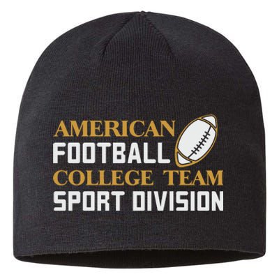 American Football College Team Sport Division Sustainable Beanie