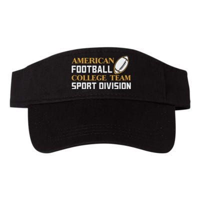 American Football College Team Sport Division Valucap Bio-Washed Visor