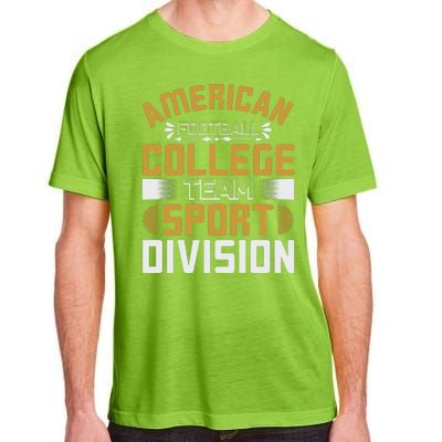 American Football College Team Sport Division Adult ChromaSoft Performance T-Shirt