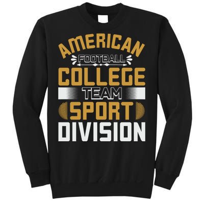 American Football College Team Sport Division Sweatshirt