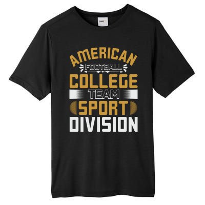 American Football College Team Sport Division Tall Fusion ChromaSoft Performance T-Shirt