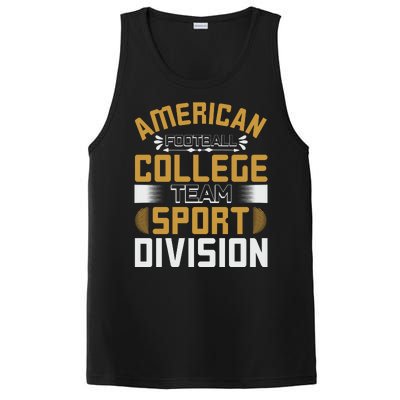 American Football College Team Sport Division PosiCharge Competitor Tank