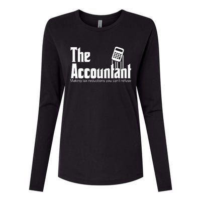 Accountant Funny CPA Gift Accountant Humor Spoof Womens Cotton Relaxed Long Sleeve T-Shirt