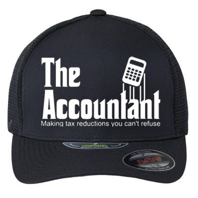 Accountant Funny CPA Gift Accountant Humor Spoof Flexfit Unipanel Trucker Cap