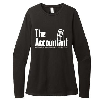 Accountant Funny CPA Gift Accountant Humor Spoof Womens CVC Long Sleeve Shirt