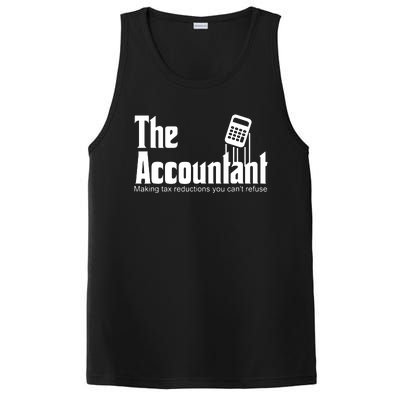 Accountant Funny CPA Gift Accountant Humor Spoof PosiCharge Competitor Tank