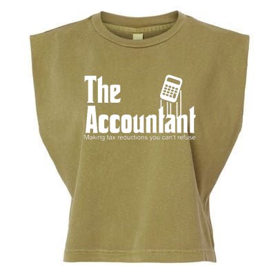 Accountant Funny CPA Gift Accountant Humor Spoof Garment-Dyed Women's Muscle Tee