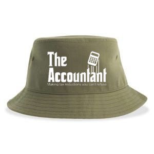 Accountant Funny CPA Gift Accountant Humor Spoof Sustainable Bucket Hat