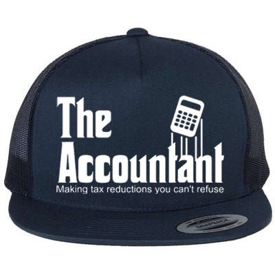 Accountant Funny CPA Gift Accountant Humor Spoof Flat Bill Trucker Hat