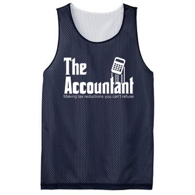 Accountant Funny CPA Gift Accountant Humor Spoof Mesh Reversible Basketball Jersey Tank