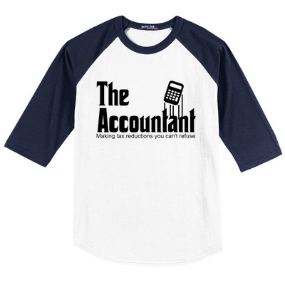 Accountant Funny CPA Gift Accountant Humor Spoof Baseball Sleeve Shirt