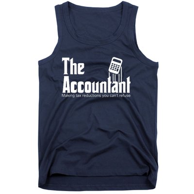 Accountant Funny CPA Gift Accountant Humor Spoof Tank Top