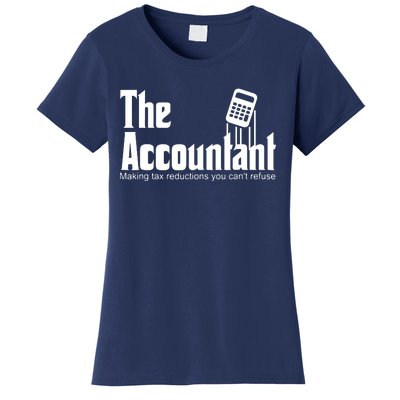 Accountant Funny CPA Gift Accountant Humor Spoof Women's T-Shirt