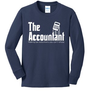 Accountant Funny CPA Gift Accountant Humor Spoof Kids Long Sleeve Shirt