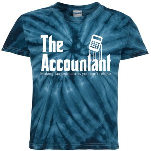 Accountant Funny CPA Gift Accountant Humor Spoof Kids Tie-Dye T-Shirt