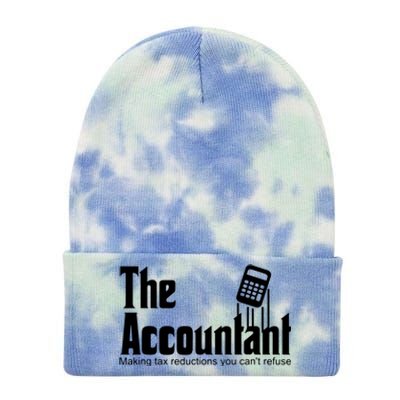 Accountant Funny CPA Gift Accountant Humor Spoof Tie Dye 12in Knit Beanie