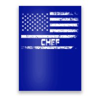 American Flag Chef Gift For Chef Cool Gift Poster