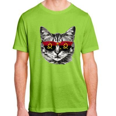 Angolan Flag Cat Owner Souvenirs Products Kitten Angola Adult ChromaSoft Performance T-Shirt