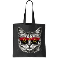 Angolan Flag Cat Owner Souvenirs Products Kitten Angola Tote Bag