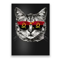 Angolan Flag Cat Owner Souvenirs Products Kitten Angola Poster