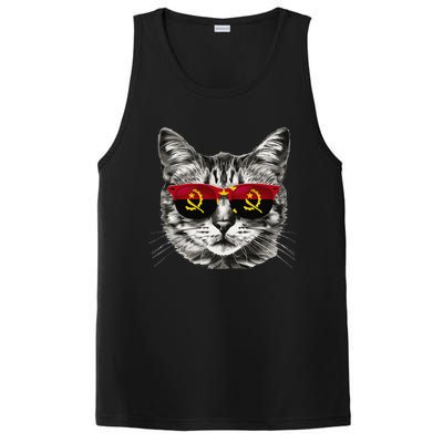 Angolan Flag Cat Owner Souvenirs Products Kitten Angola PosiCharge Competitor Tank