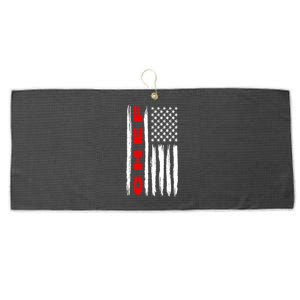 American Flag Chef Us Usa Flag Gift Large Microfiber Waffle Golf Towel