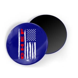 American Flag Chef Us Usa Flag Gift Magnet