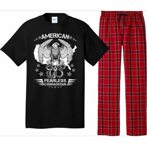 American Fearless Courageous Eagle Snake Pajama Set