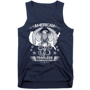 American Fearless Courageous Eagle Snake Tank Top