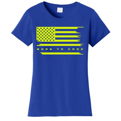 American Flag Cooking Chef Cook Cooking Gift Women's T-Shirt