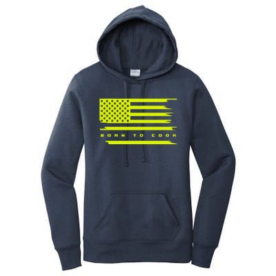 American Flag Cooking Chef Cook Cooking Gift Women's Pullover Hoodie