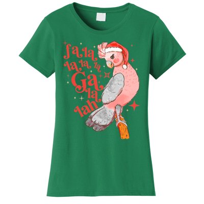 Australian Funny Christmas Holidays Cute Galah Bird Falala Women's T-Shirt