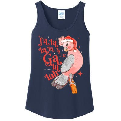 Australian Funny Christmas Holidays Cute Galah Bird Falala Ladies Essential Tank