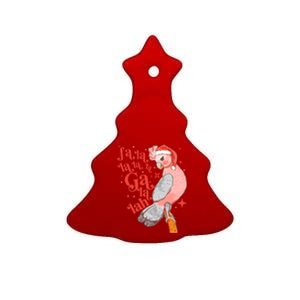 Australian Funny Christmas Holidays Cute Galah Bird Falala Ceramic Tree Ornament