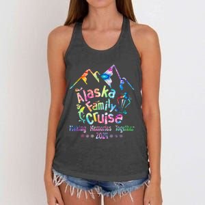 Alaska Family Cruise 2024 Matching Friends & Group Adventure Women's Knotted Racerback Tank