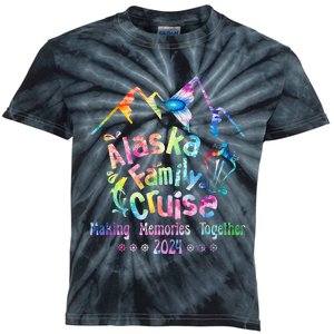 Alaska Family Cruise 2024 Matching Friends & Group Adventure Kids Tie-Dye T-Shirt