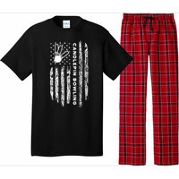 American Flag Candlepin Bowling Vintage Candlepin Bowling Gift Pajama Set