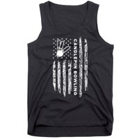 American Flag Candlepin Bowling Vintage Candlepin Bowling Gift Tank Top