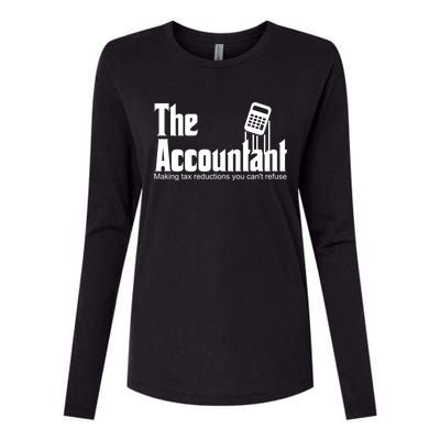 Accountant Funny Cpa Gift Accountant Humor Spoof Gift Womens Cotton Relaxed Long Sleeve T-Shirt