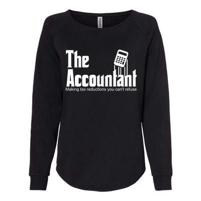 Accountant Funny Cpa Gift Accountant Humor Spoof Gift Womens California Wash Sweatshirt