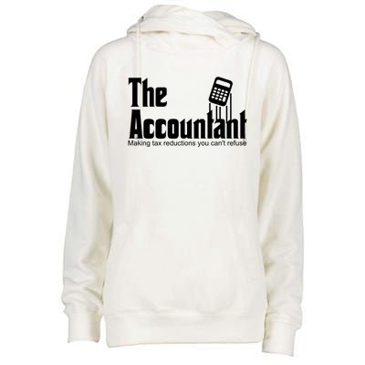 Accountant Funny Cpa Gift Accountant Humor Spoof Gift Womens Funnel Neck Pullover Hood